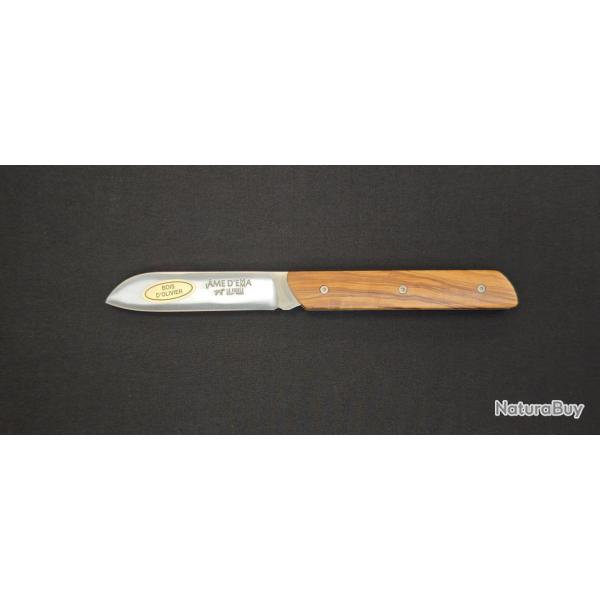 Le Fid�le L'�me d'Emma� - Couteau pliant manche en bois d'olivier - 12C27 - LEMOL