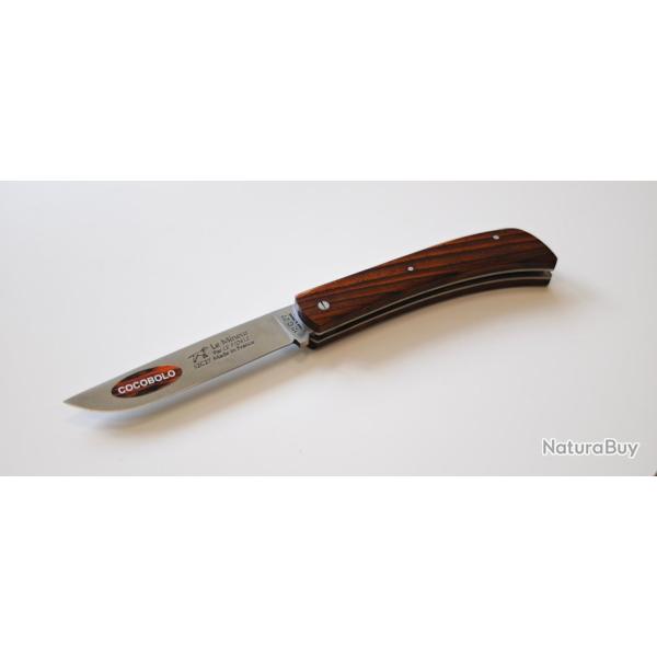 Le Mineur par Le Fidle en Cocobolo Couteau de poche pliant