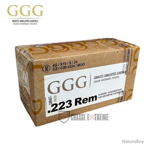 1200 Cartouches GGG Cal 223 55Gr FmjBT