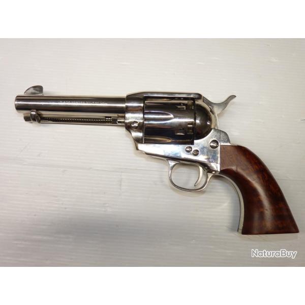 Revolver Pietta Colt SAA 1873 Cal.44PN Finition Nickele canon 4" 3/4