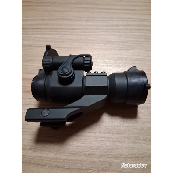 Point rouge avec son montage