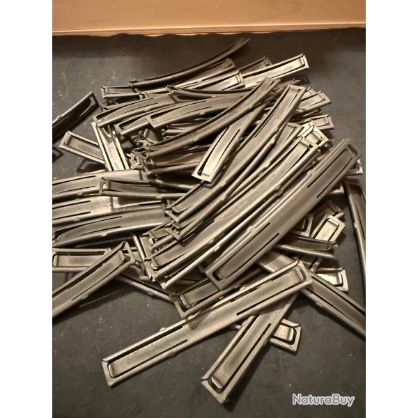 10 lames chargeur acier 7,62x39 pour SKS