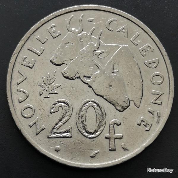 Monnaie Nouvelle Cal�donie - 1972 - 20 francs IEOM (Grade : TTB) - Ref N0454
