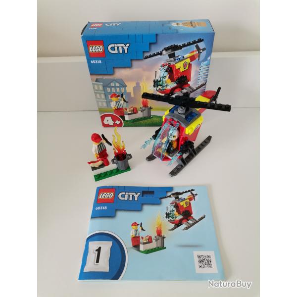 Lego City L'hlicoptre des pompiers, rfrence no 60318