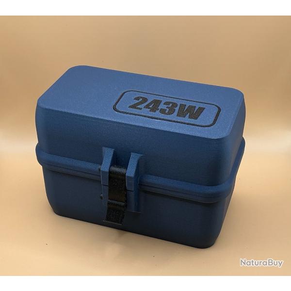Bo�te de stockage / transport de munitions 243W bleue