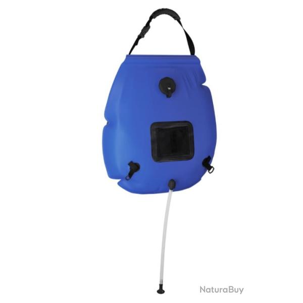 Sac douche camping bleu 20 L PVC pratique ext�rieur