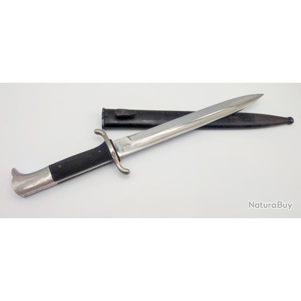 Ba�onnette allemande KS98 Feuerwehr - E. Pack & S�hne Solingen - Avec fourreau