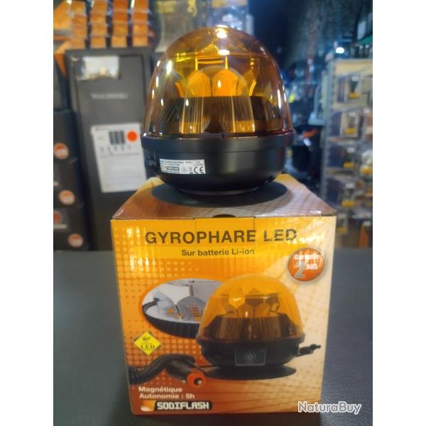 Gyrophare led sur batterie li-ion