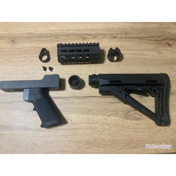 Kit de carrosserie tactique en aluminium pour Artemis CP2 et PP800, sans impression 3D!