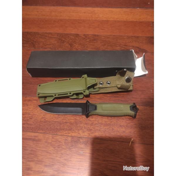 Co�teau se survie, bushcraft, poignard style Gerber Strongarm
