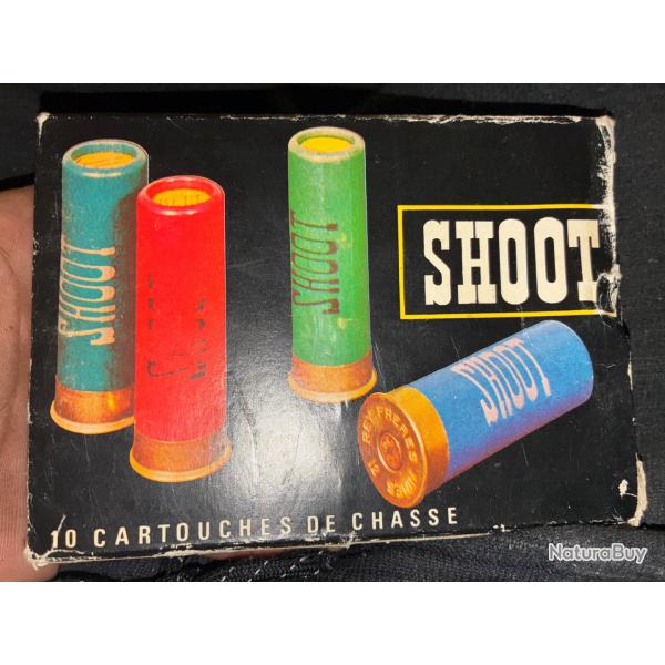 Ancienne bo�te pleine marque shoot rey cal 20