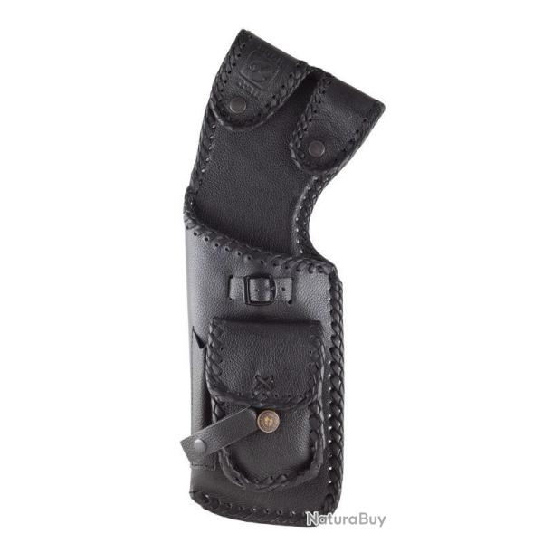 BUCK TRAIL - Carquois Tradi. AZTEC�Cuir DROITIER (RH) BLACK