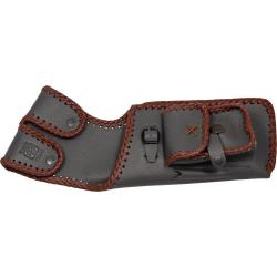 BUCK TRAIL - Carquois Tradi. AZTEC&nbsp;Cuir GAUCHER (LH) GRAY-BROWN