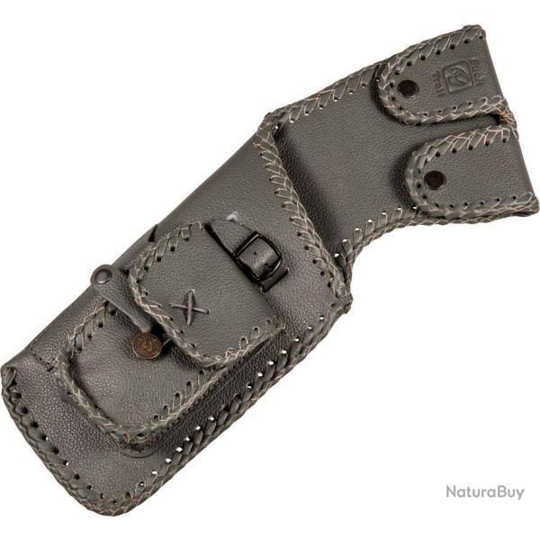 BUCK TRAIL - Carquois Tradi. AZTEC�Cuir DROITIER (RH) GRAY