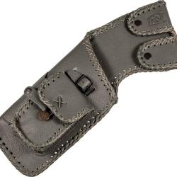 BUCK TRAIL - Carquois Tradi. AZTEC&nbsp;Cuir GAUCHER (LH) GRAY