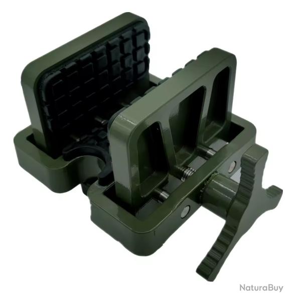 Adaptateur de montage pour trpied - Pince de serrage arme longue (Vert)