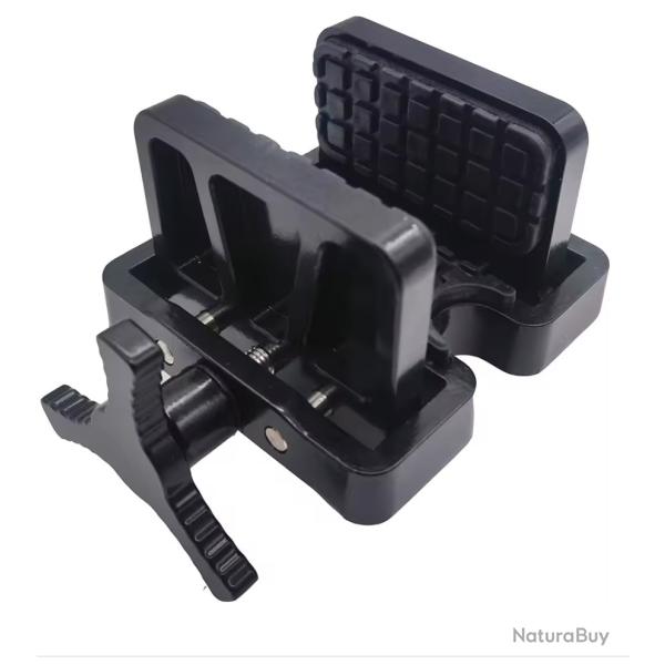 Adaptateur de montage pour trpied - Pince de serrage arme longue (Noir) (3)