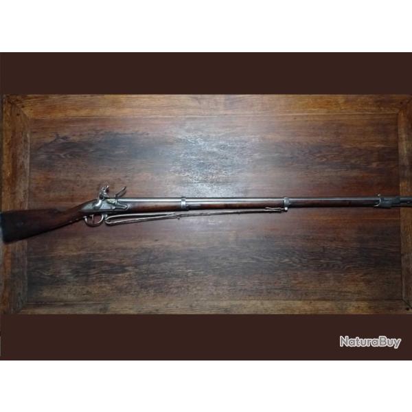Fusil � silex de type 1777 corrig� AN 9 - infanterie 152 cm - Mutzig 1810 - cal 17.5mm - TBE