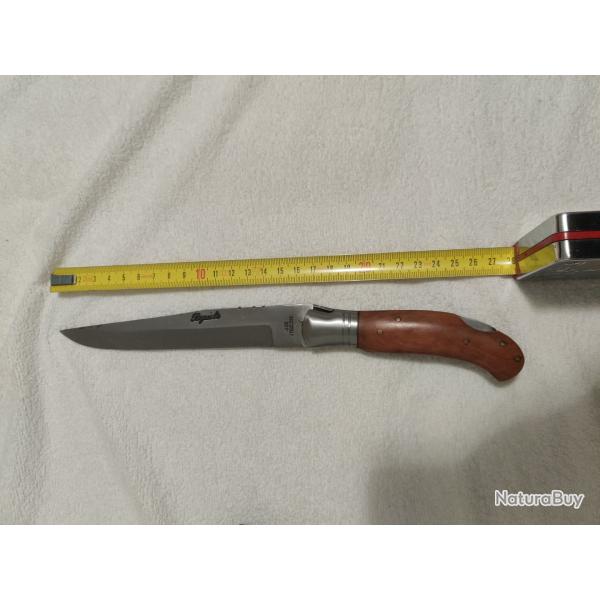 Grand couteau Laguiole + tuis.Trs bon tat