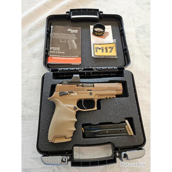 pistolet Sig Sauer P 320 M17 et Rom�o 1 pro