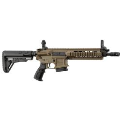 Carabine AR15 piston Tisas ZPT 556 K 10.5'' Cal 223 Rem couleur Tan
