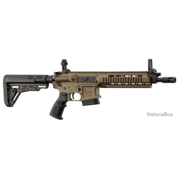 Carabine AR15 piston Tisas ZPT 556 K 10.5'' Cal 223 Rem couleur Tan