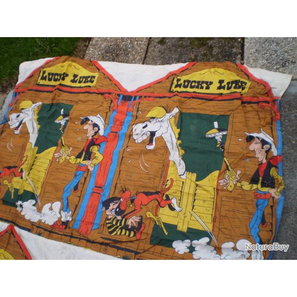 Tissu imprim� "LUCKY Luke" pour d�coration ou pour les Fans  du c�l�bre COWBOY ! Collection, Farwest