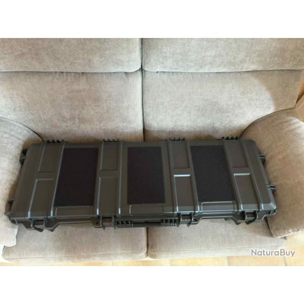 Mallette mousse prdcoupe103x33x15 Waterproof NoirNUPROL