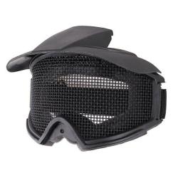 Masque tactique Grillage avec visi&egrave;re 036250 - Noir - UTT