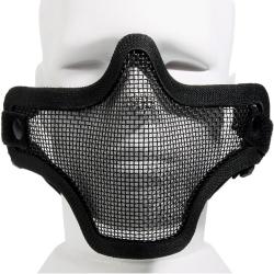 Masque Airsoft Strike V1 Noir - Demi-masque grillag&eacute; Black Eagle