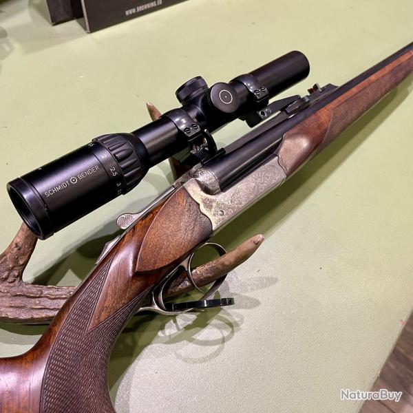 Express Juxtapos CHAPUIS Progress 9,3x74R avec lunette Schmidt&Bender Znith 1.1-4x24