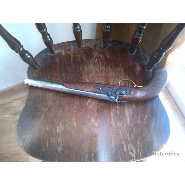 Pistolet percussion Pedersoli continental target match 45