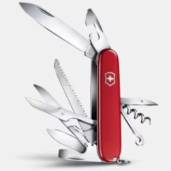 Victorinox Huntsman 13713 - Couteau Suisse Rouge 15 Fonctions - Outdoor & Camping