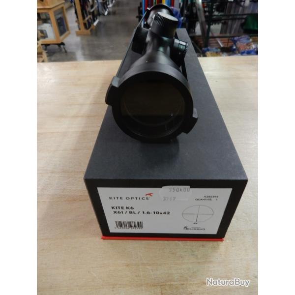 LUNETTE KITE OPTICS K6 X6I / BL / 1.6-10X42 PARFAIT ETAT OCCASION