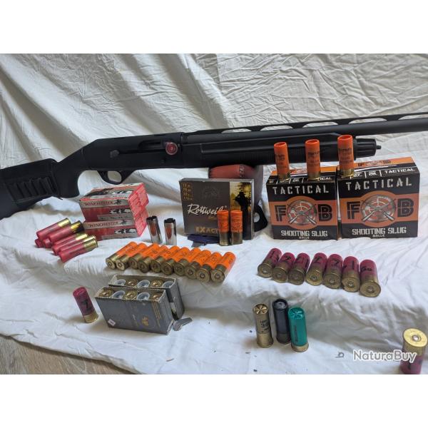 Fusil cal 12/76 Stoeger M3000 + lot cartouches