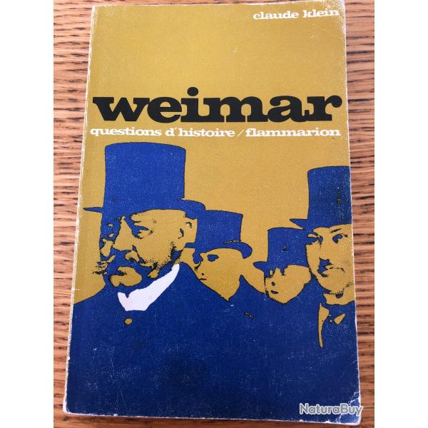 Livre: Claude Klein, Weimar, dition 1968