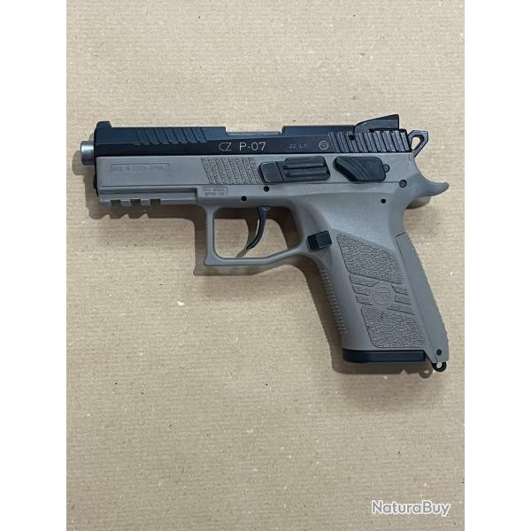 pistolet CZ P-07 Kadet calibre 22 LR Urban Grey