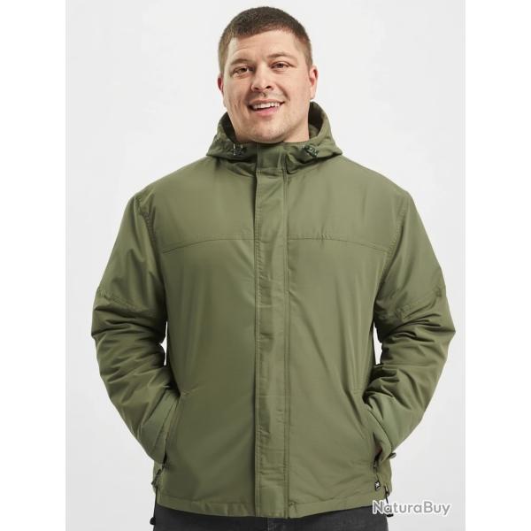 Veste coupe vent 4XL avec capuche doubl�e - Vert olive - Livraison gratuite