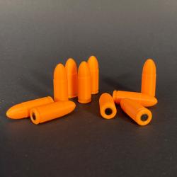 X10 cartouches inertes 9&times;19 mm Avec amortisseur