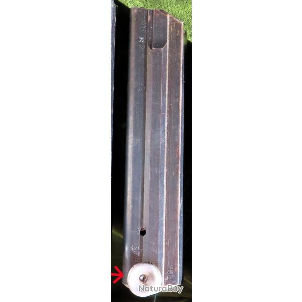 Chargeurs Pour Pistolet P08 contemporains seconde guerre mondiale corps en acier bronz extrud