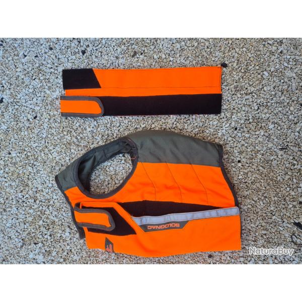 Gilet protection chien d�cathlon / Solognac
