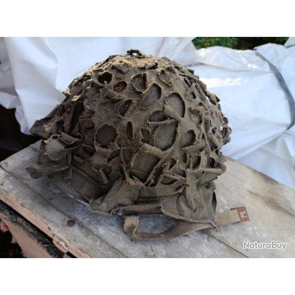Casque franais avec camouflage
