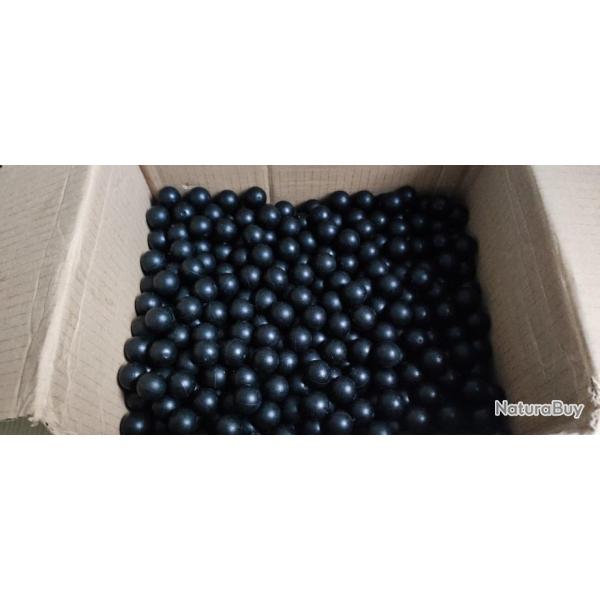 200 BALLES CAOUTCHOUC POUR SELF GOMM 18mm