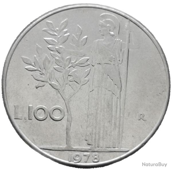 Monnaie Italie - 1978 R - 100 lire grand module (Grade : TB) - Ref N0010