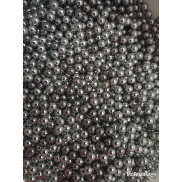 100 billes d'acier sp�cial fronde 6 mm