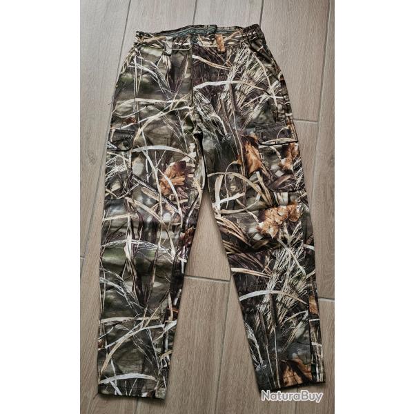 Vends pantalon chaud percussion camo roseaux T40 comme neuf