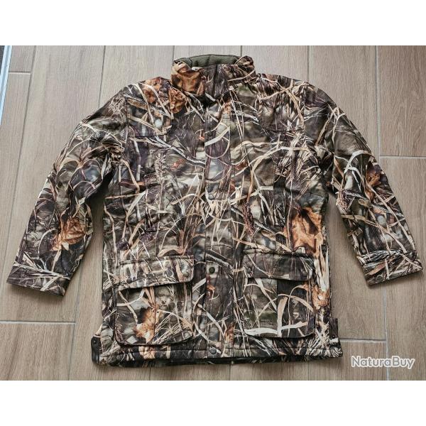 Veste percussion camouflage roseaux L comme neuve