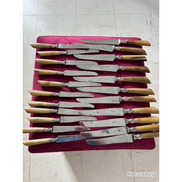 Couteau de table ancien fin 19�me paris