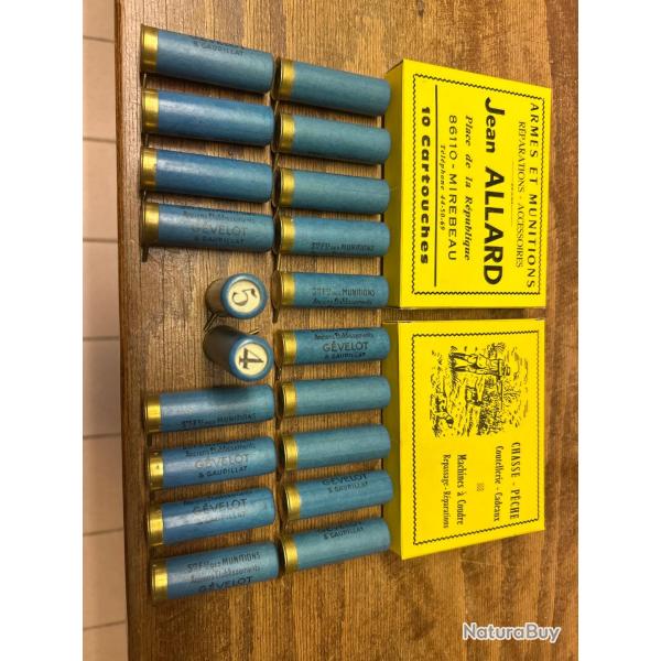 Cartouche � broche calibre 16 LOT 3