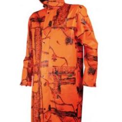 Manteau &eacute;tanche long orange Treeland